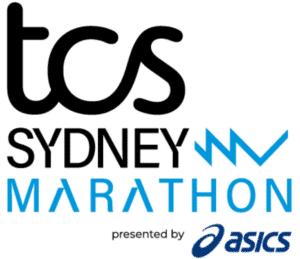 logo TCS Sydney Marathon presented by Asics